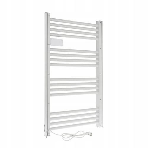 GRZEJNIK ŁAZIENKOWY ELEKTRYCZNY drabinka programator termostat BIAŁY na Arena.pl