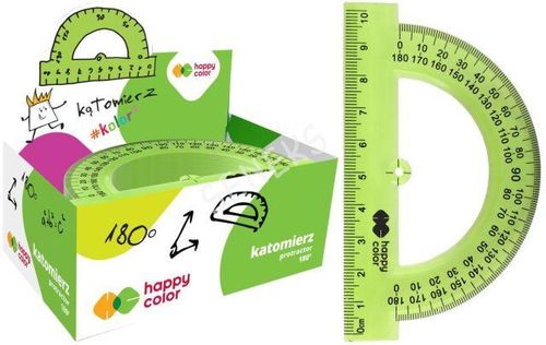 KĄTOMIERZ 180° 10 CM HAPPY COLOR na Arena.pl