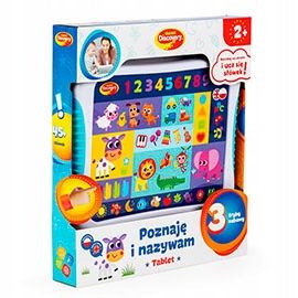 Zabawki interaktywne - Tablet Poznaję i Nazywam, dla dzieci, 2 lata+, Dumel na Arena.pl