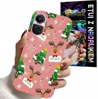 ETUI CASE DO OPPO RENO 10 PRO 5G - ŚWIĄTECZNE WZORY NA ŚWIĘTA RENIFER CHOIN