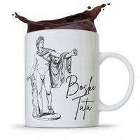 Kubek Na Dzień Ojca Dla Taty Boski Tata Prezent Z Nadrukiem Ze Zdjęciem