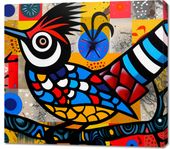 Obraz 100x90cm Ptak Na Wznak