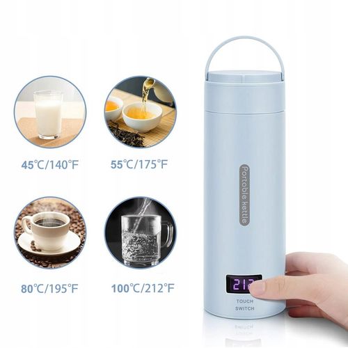 TERMOS ELEKTRYCZNY MINI CZAJNIK KUBEK 300W 380ML-500ML na Arena.pl