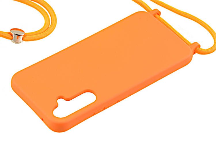 Etui ze sznurkiem RCK do Samsung Galaxy A54 5G pomarańczowy zdjęcie 2