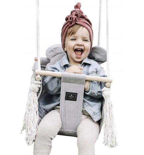 HUŚTAWKA dla dzieci MIŚ VELVET - oryginalna od NATILU - do domu i ogrodu na Arena.pl