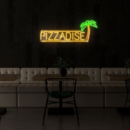 Napis LED Pizzadise na Arena.pl