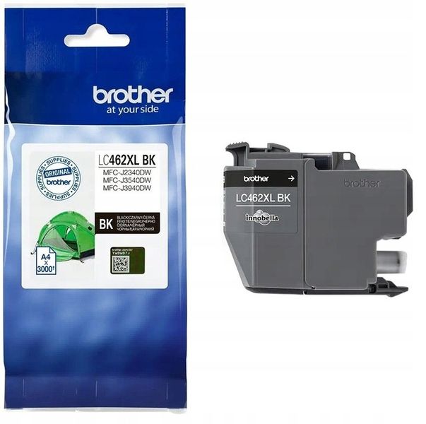 Tusz BROTHER LC462XLBK Czarny zdjęcie 1