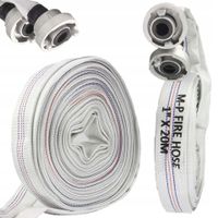 Wąż do wody 1" 20m ze złączkami SilverTools S11061 do wody brudnej