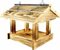 Karmnik dla ptaków domek budka drewniany