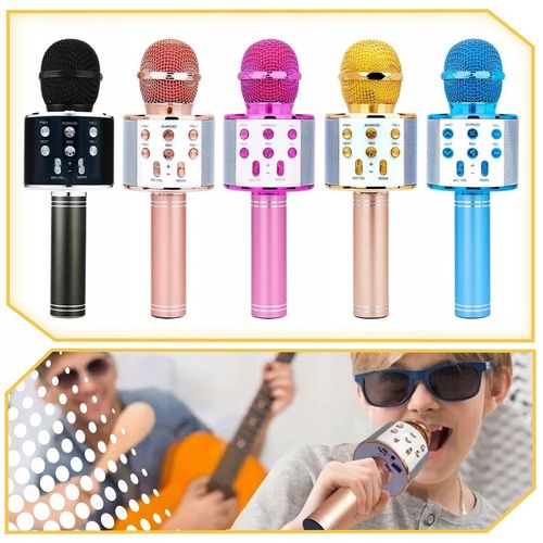 MIKROFON DLA DZIECI mikrofon KARAOKE mikrofon bezprzewodowy Z GŁOŚNIKIEM na Arena.pl