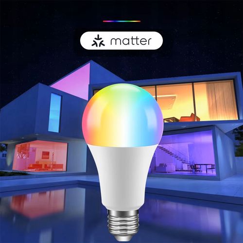 Inteligentna Żarówka LED E27 Matter WiFi HomeKit Google Home Alexa na Arena.pl
