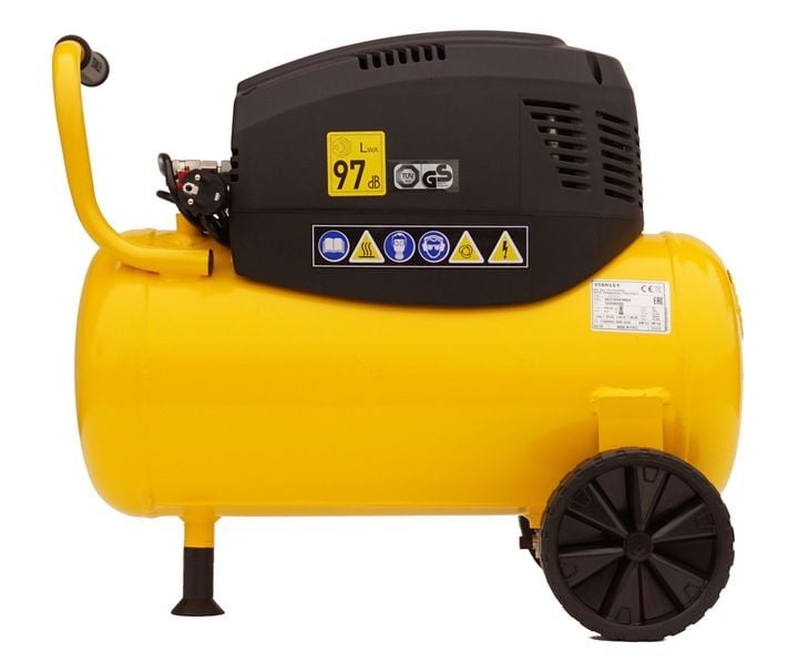 STANLEY KOMPRESOR BEZOLEJOWY SPRĘŻARKA 24L 10bar zdjęcie 2