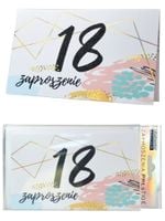 Zaproszenie 18 Urodziny (osiemnastka)