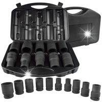 NASADKI UDAROWE 1" CAL KLUCZE NASADOWE CRV 10EL ZESTAW 17-41MM G10075
