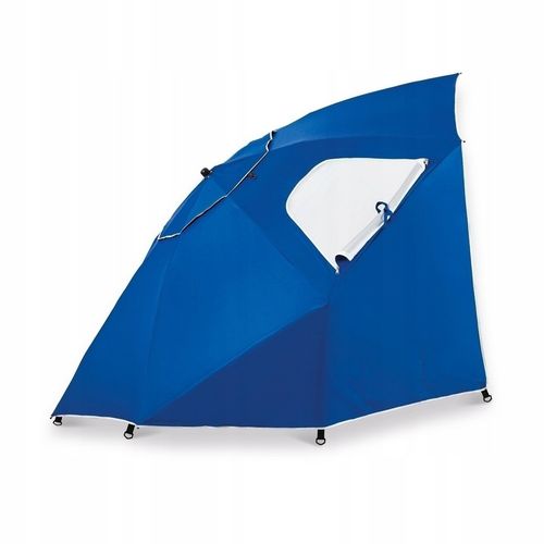 PARASOL PLAŻOWY Ogrodowy z POKROWCEM Niebieski DUŻY Tadar Deluxe XL 240 cm na Arena.pl