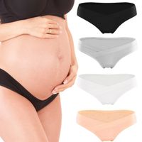 4szt KOMPLET Majtki CIĄŻOWE ANATOMICZNE pod brzuch KOLORY