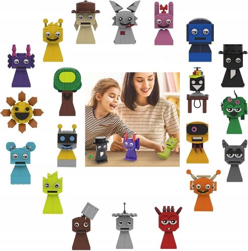 20Pcs Sprunki Game Building Blocks 5cm Incredibox zestaw konstrukcyjny na Arena.pl