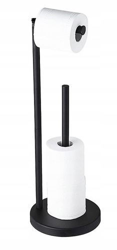 UCHWYT NA PAPIER TOALETOWY STOJĄCY DO WC 51 cm STOJAK METALOWY hit na Arena.pl