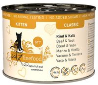 Catz Finefood Classic Kitten N.07 Wołowina I Cielęcina Puszka 200G