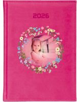 KALENDARZ A4 2026 DZIENNY PLANER terminarz z nadrukiem TWOIM ZDJĘCIEM