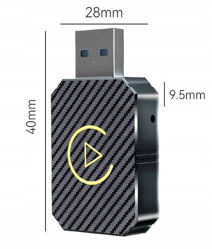 2in1 Wireless Carplay Adapter for Apple iOS Android Auto Smart USB Plug na Arena.pl