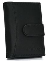 skórzane etui na karty czarne