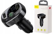 Baseus Transmiter Fm Bluetooth Ładowarka Mp3 2Xusb