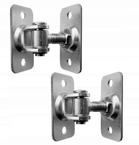 ZESTAW 2X ZAWIAS DWUSTRONNY M12 REGULOWANY PŁYTKA PRZYKRĘCANY BRAM na Arena.pl