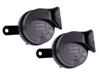 Klakson 12V, 118 dB, dwutonowy, ślimakowy, średnica 80 mm, boczny