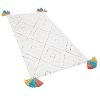 Dywan Shaggy 80 x 150 cm biały KARTAL