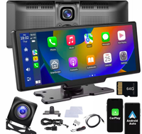 RADIO SAMOCHODOWE ANDROID APPLE CARPLAY STACJA +2 KAMERY MONITOR BLUETOOTH
