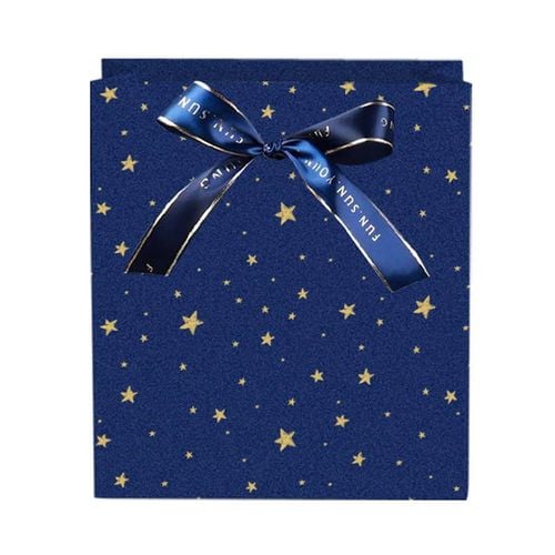 Torebka na prezent granatowa mała na Arena.pl