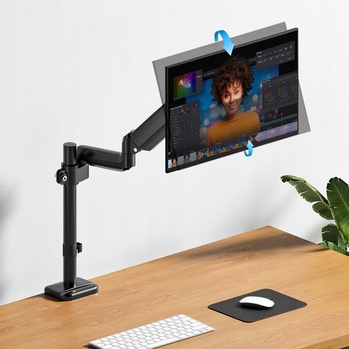 Regulowany WYSOKI Uchwyt Biurkowy do Monitora WIESZAK NA Monitor LCD 13-32" na Arena.pl