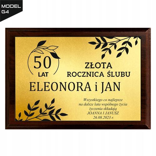 Magiczny Spersonalizowany Upominek Prezent Gift na Rocznicę Ślubu 1-50 lat na Arena.pl