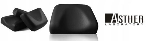 Poduszka ZAGŁÓWEK PUR podgłówek z pianki czarny pod głowę do solarium na Arena.pl