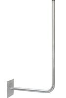 Uchwyt ścienny gięty do anteny siatkowej L400/760mm