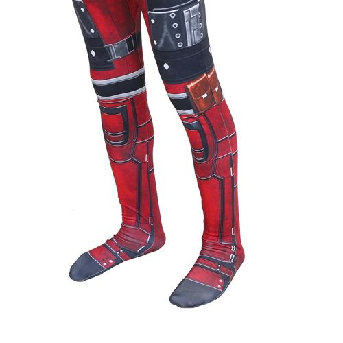 STRÓJ PRZEBRANIE KOSTIUM DEADPOOL COSPLAY 122/128 na Arena.pl
