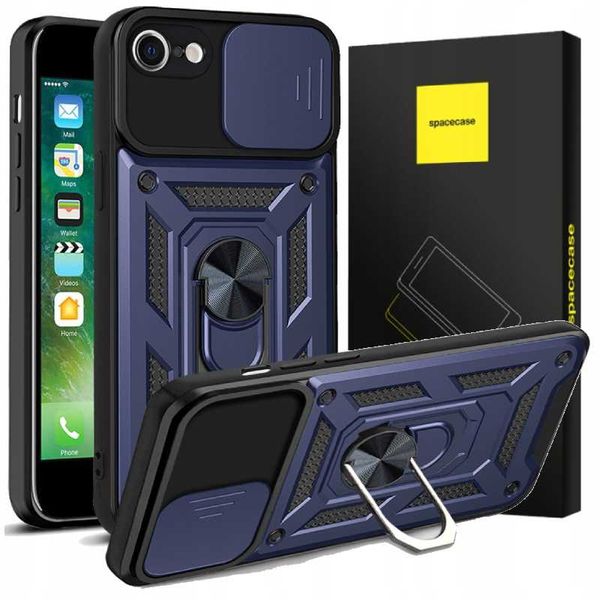 Spacecase Camring Iphone 7/8/Se Blue zdjęcie 1