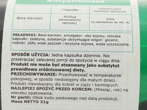 Witamina A - Beta Carotene - Swanson - 100 kapsułek na Arena.pl