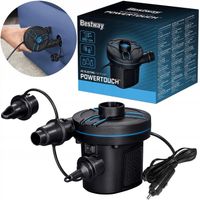 POMPKA ELEKTRYCZNA do MATERACA * 12V SAMOCHODOWA 3 końcówki * BESTWAY 62257