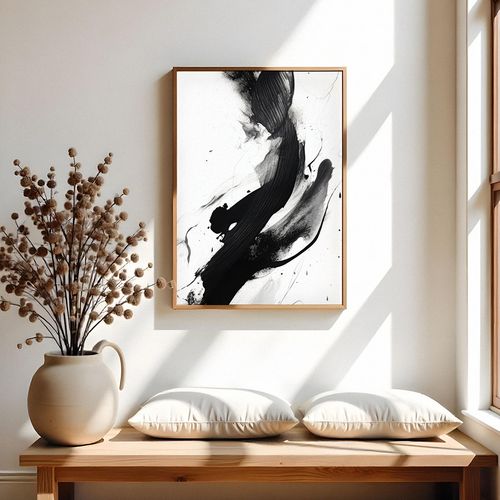 Plakat czarny maz farby 40x50 cm na Arena.pl