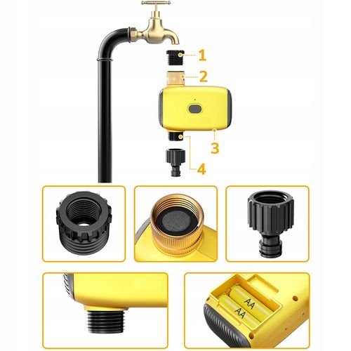 Sterownik Zawór Podlewania Nawadniania Ogrodu Timer 3/4 Cala ZigBee TUYA na Arena.pl