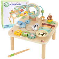 DREWNIANY STOLIK EDUKACYJNY MUZYCZNY MONTESSORI AKTYWNOŚCI WOOPIE GREEN