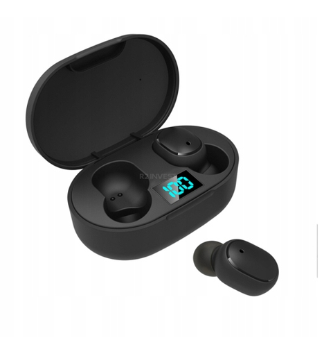 Słuchawki bluetooth E6s czarny na Arena.pl