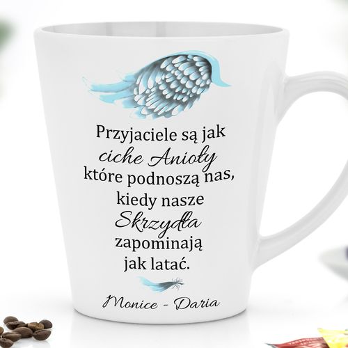 Kubek z PERSONALIZACJĄ z sentencją na PREZENT dla PRZYJACIÓŁKI na Arena.pl