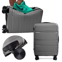 WALIZKA MAŁA NIEZNISZCZALNA KABINOWA RGL 4 PODWÓJNE KÓŁKA POLIPROPYLEN