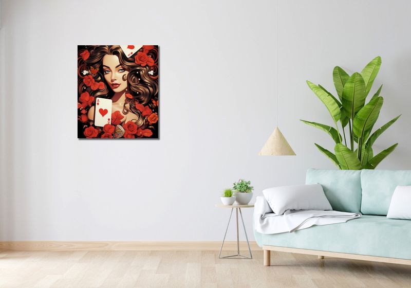 Obraz 60x70cm Różany Hazard zdjęcie 2