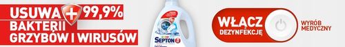 Clovin II Septon Liquid 1,5l dezynfekujący już w 40 stopniach na Arena.pl