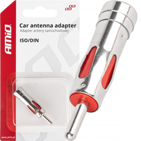 Adapter Antenowy Redukcja Wtyk ISO DIN Prosty Anteny Samochodowej