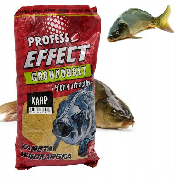 Zanęta Wędkarska PROFESS Effect - KARP 650 g na Karpia zdjęcie 3